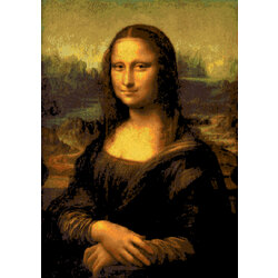 Mona lisa Kanaviçe desen da vinci 48x73 cm