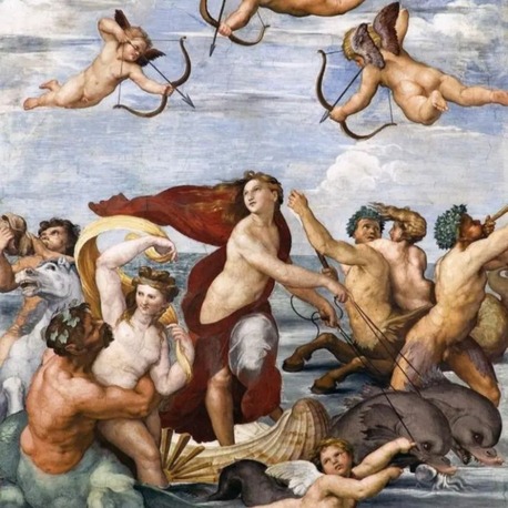 Rafael Sanzio -The Triumph of Galatea kanaviçe deseni 43 x 55 cm (65 renk)