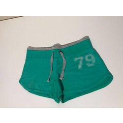 Bershka Turkuaz Mini Şort - L