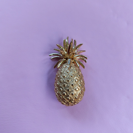 Vintage ananas şeklinde broş