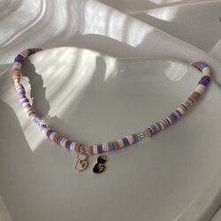 Minimal Kedi Detaylı Fimo Kolye