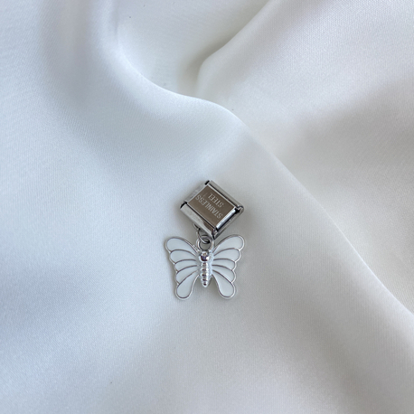 Kelebek Charm Çelik