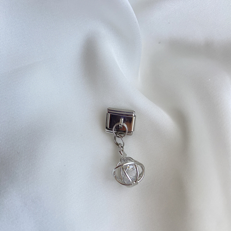Kafes/Orb Charm Çelik