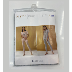 FEYZA 4010 KISA KOLLU YAZLIK TAKIM