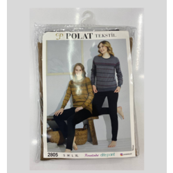 POLAT 2 PARÇA 2805 KIŞLIK PİJAMA TAKIMI