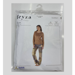 FEYZA 2 PARÇA  KIŞLIK PİJAMA TAKIMI 4949 