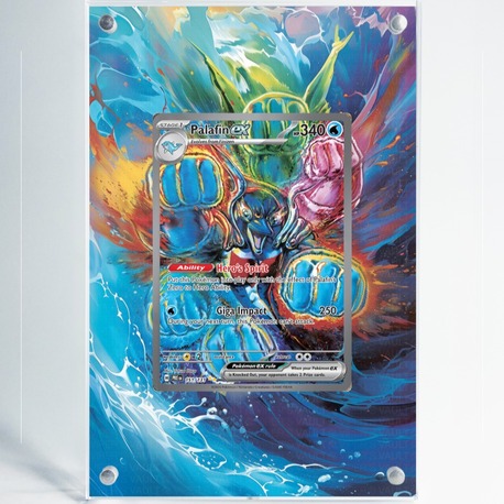 Palafin ex - Prismatic Evolutions - Extended Art Display