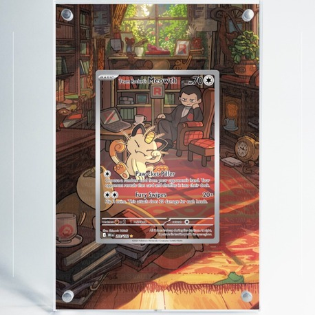 Meowth - Destined Rivals - Extended Art Display