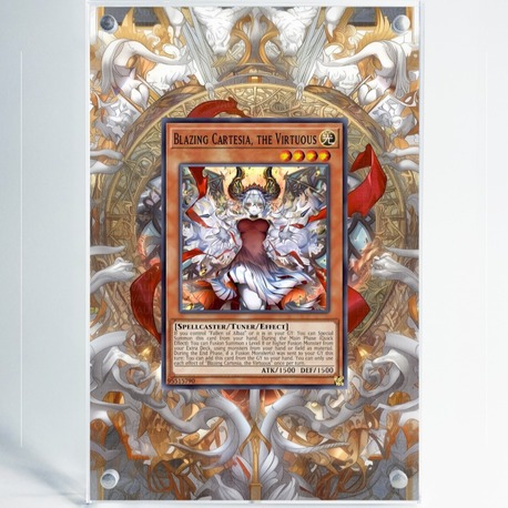 Blazing Cartesia, The Virtuous - Yu-Gi-Oh - Extended Art Display