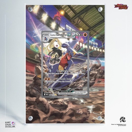 Cynthia's Garchomp - Extended Art Display