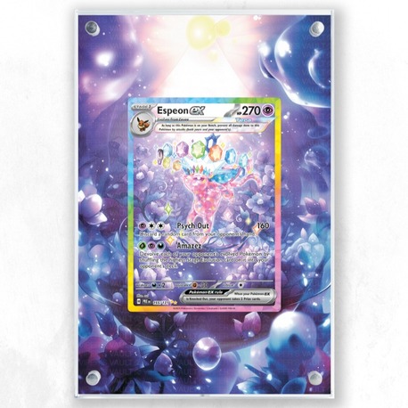Espeon ex Prismatic Evolutions - Extended Art Display