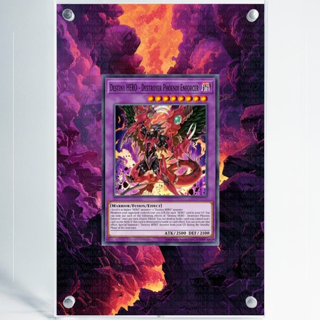 Destiny Hero - Destroyer Phoenix Enforcer - Yu-Gi-Oh - Extended Art Display