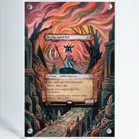Hexing Squelcher V2 - MTG - Extended Art Display
