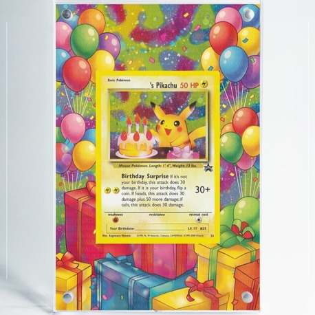Captain Pikachu Chinese Gem Pack - Extended Art Display