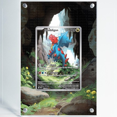 Druddigon - White Flare - Extended Art Display