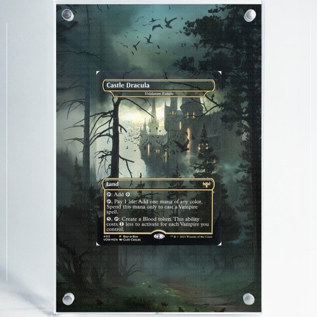 Castle Dracula - Magic the Gathering - Extended Art Display