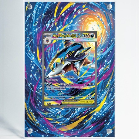 Mega Sharpedo - Phantasmal Flames - Extended Art Display
