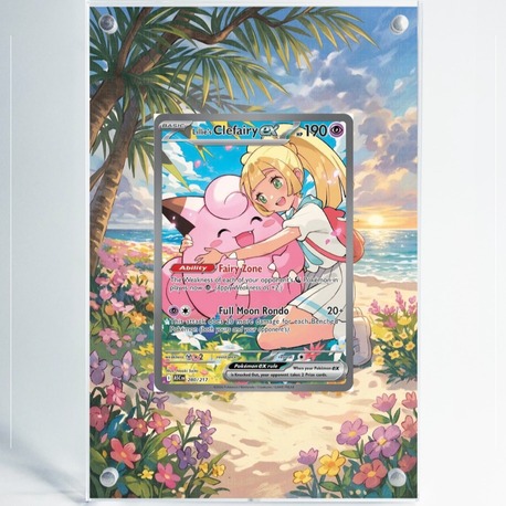 Lillie's Clefairy - Ascended Heroes - Extended Art Display