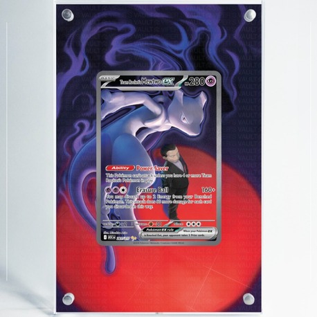 Team Rocket's Mewtwo - Ascended Heroes - Extended Art Display