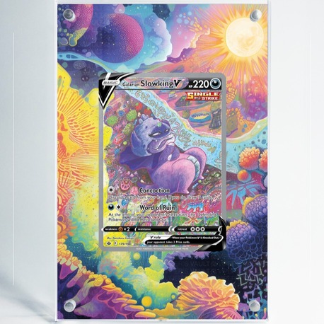 Galarian Slowking V - Extended Art Display