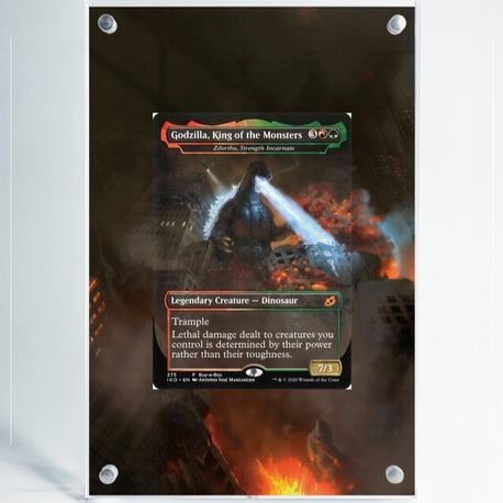 Godzilla, King of the Monsters - Magic the Gathering - Extended Art Display