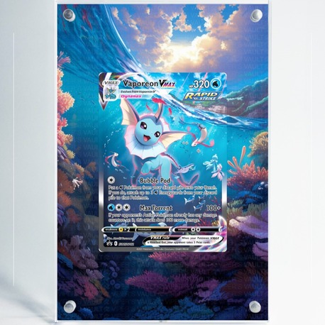 Vaporeon VMAX - Sword&Shield Promo - Extended Art Display
