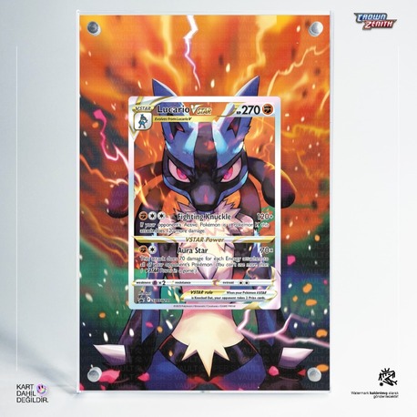 Lucario - Crown Zenith Promo - Extended Art Display