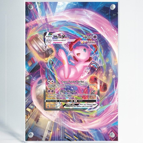 Mew VMAX - Fusion Strike -  Extended Art Display