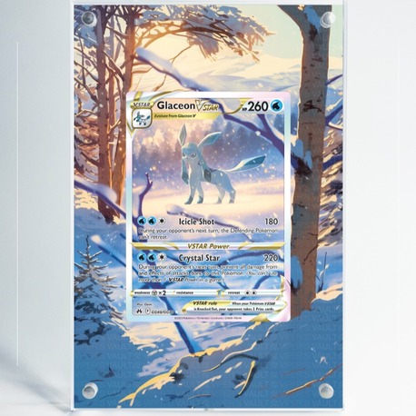Glaceon - Crown Zenith - Extended Art Display