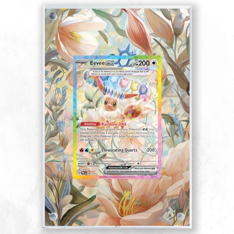 Eevee ex Prismatic Evolutions - Extended Art Display
