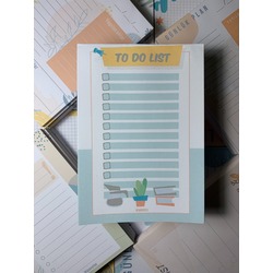 To-Do List Kahve Desenli