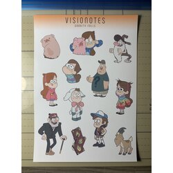 Esrarengiz Kasaba Sticker (A5)