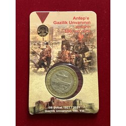 Özel Kapamasında Antep’e Gazilik Ünvanı Verilişi Hatıra Para