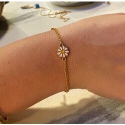 Papatya Gold Bileklik
