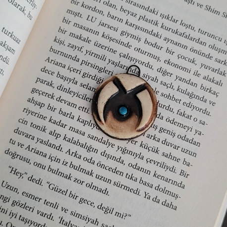 Ahşap Görünümlü Vintage Kolye Ucu