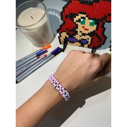 Marshmellow Örme Boncuk Bileklik