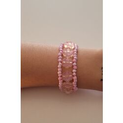 Pembe Daisy Bileklik