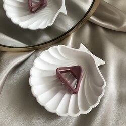 Soft Üçgen Pembe Toka