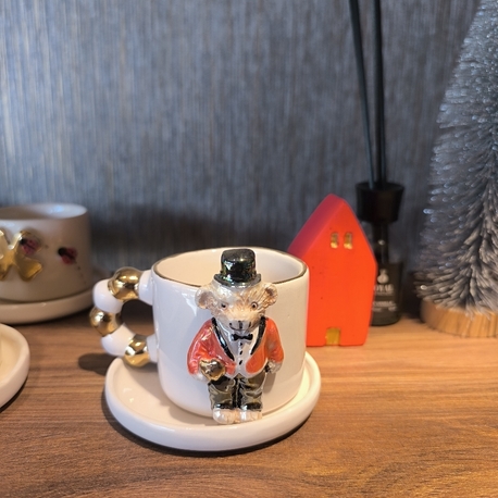 Voi ADA Ceramics Teddy Kırmızı siyah No: 1