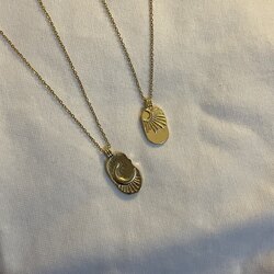 Gold çelik kolyeler