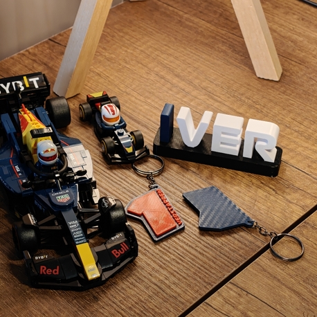 F1 - VERSTAPPEN_1 Anahtarlık
