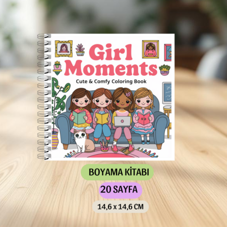 Girl Moments Boyama Kitabı KU0034