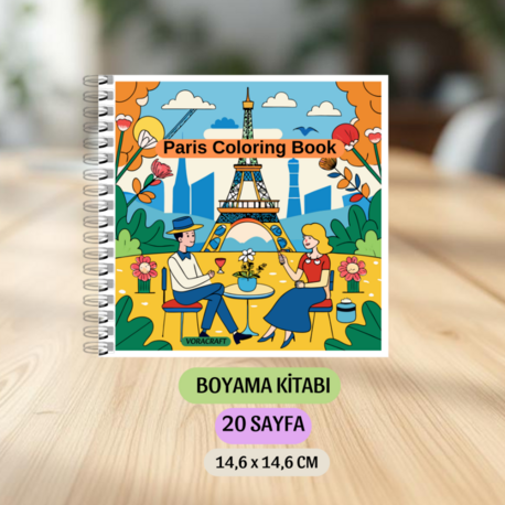 Paris Boyama Kitabı KU0046