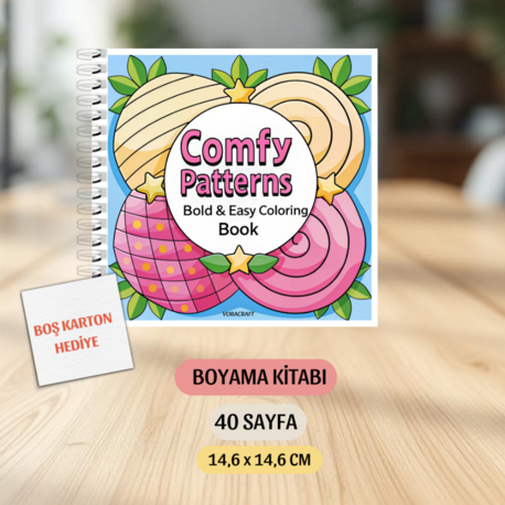 Boyama Kitabı, Comfy Patterns, KŞ00031