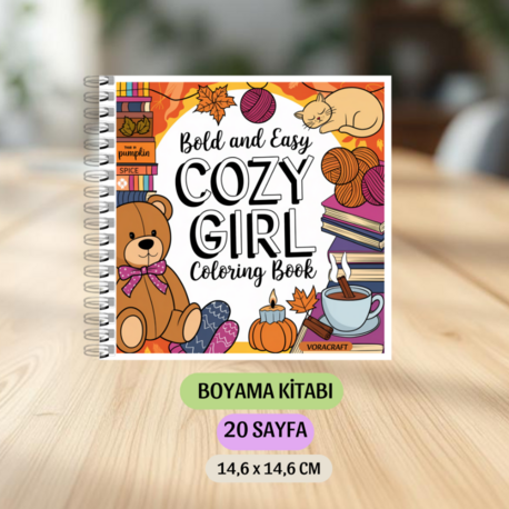 Cozy Girl Boyama Kitabı KU0041