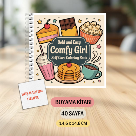 Boyama Kitabı, Köşeli Tatlı Ev, Coloring Book Boyama KŞ00020