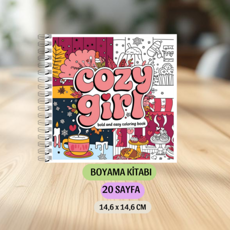 Cozy Girl  Boyama Kitabı KU0027