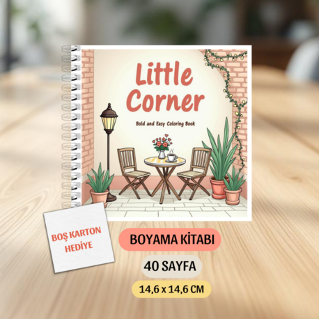Boyama Kitabı, Köşeli Tatlı Ev Boyama KŞ00004