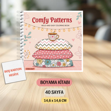 Comfy Patterns Boyama Kitabı  KŞ00042