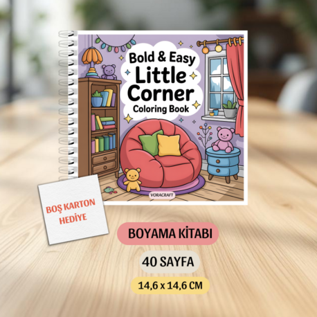 Little Corner, Köşeli Ev Boyama Kitabı  KŞ00035